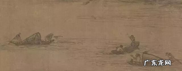 湖中泛舟图片水墨画 西湖泛舟的古画图片