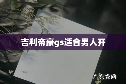 吉利帝豪gs适合男人开
