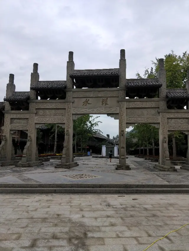 中国风水古镇 重水古镇中风水廊桥长多少