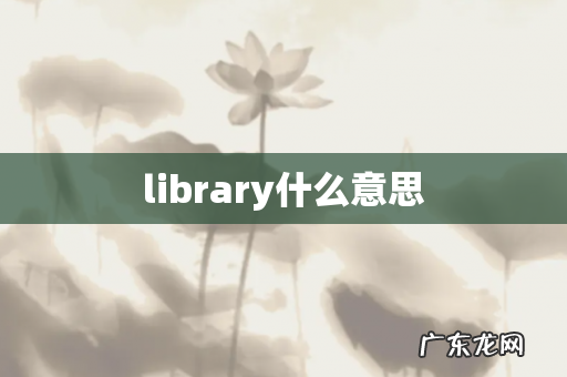 library什么意思