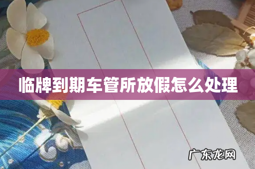 临牌到期车管所放假怎么处理