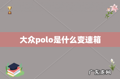 大众polo是什么变速箱