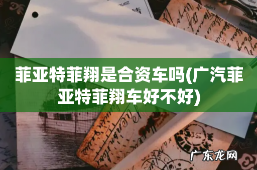广汽菲亚特菲翔车好不好 菲亚特菲翔是合资车吗