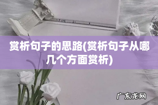 赏析句子从哪几个方面赏析 赏析句子的思路