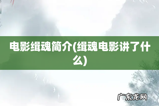 缉魂电影讲了什么 电影缉魂简介