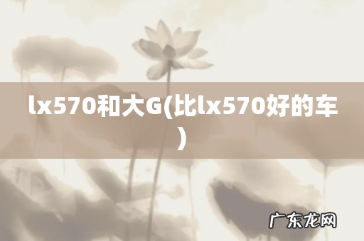 比lx570好的车 lx570和大G