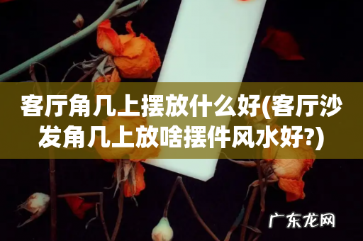 客厅沙发角几上放啥摆件风水好? 客厅角几上摆放什么好