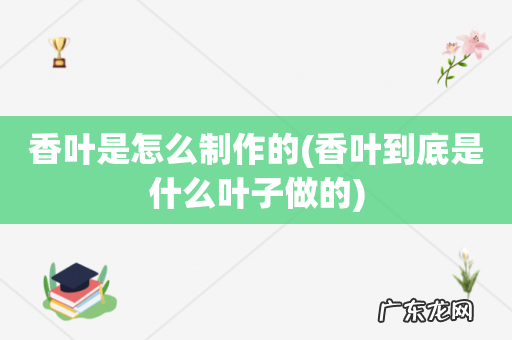 香叶到底是什么叶子做的 香叶是怎么制作的