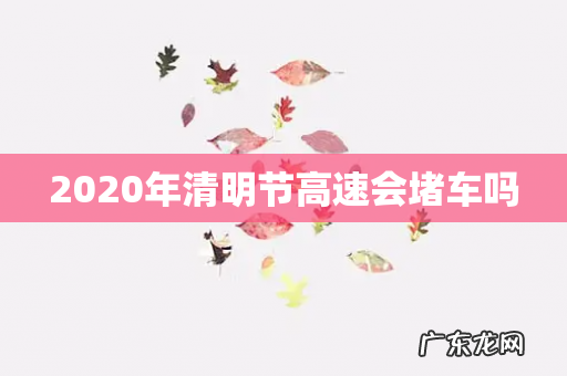 2020年清明节高速会堵车吗