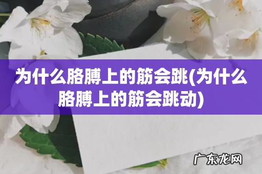 为什么胳膊上的筋会跳动 为什么胳膊上的筋会跳
