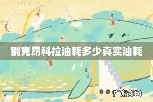 别克昂科拉油耗多少真实油耗