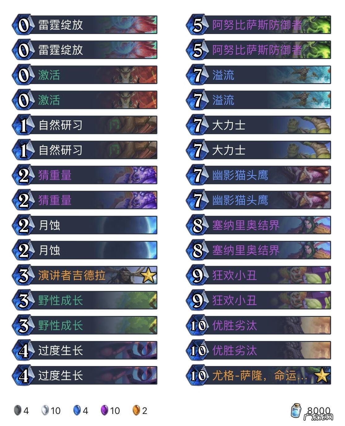 新版本对决模式卡组 标准模式卡组推荐