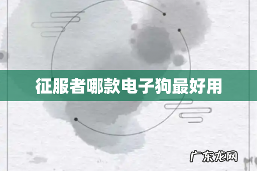 征服者哪款电子狗最好用