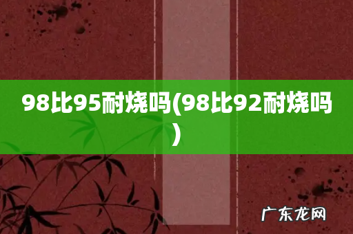 98比92耐烧吗 98比95耐烧吗