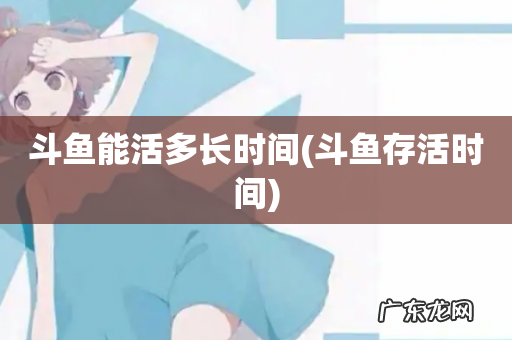 斗鱼存活时间 斗鱼能活多长时间