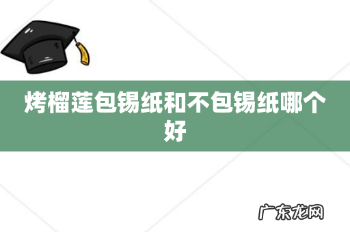 烤榴莲包锡纸和不包锡纸哪个好