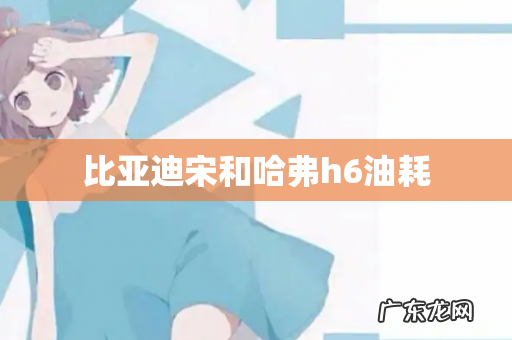 比亚迪宋和哈弗h6油耗