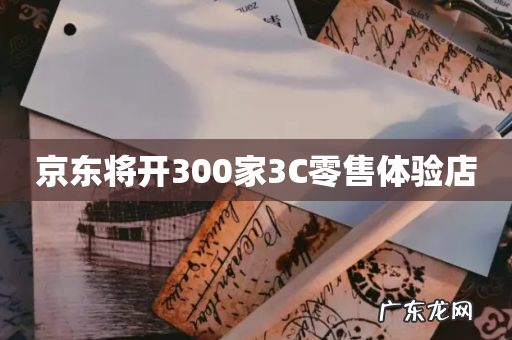 京东将开300家3C零售体验店