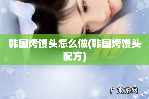 韩国烤馒头配方 韩国烤馒头怎么做