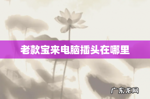 老款宝来电脑插头在哪里