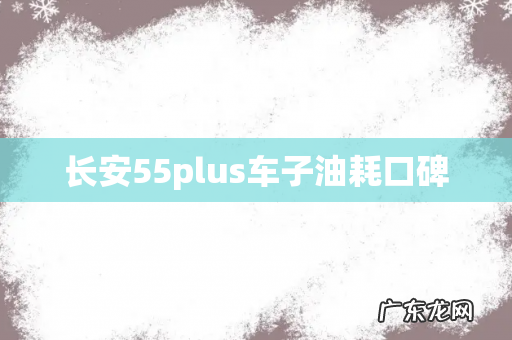 长安55plus车子油耗口碑
