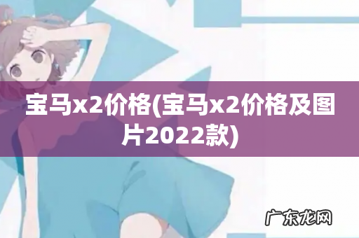 宝马x2价格及图片2022款 宝马x2价格