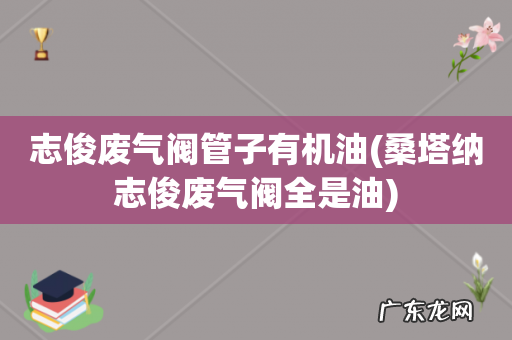 桑塔纳志俊废气阀全是油 志俊废气阀管子有机油