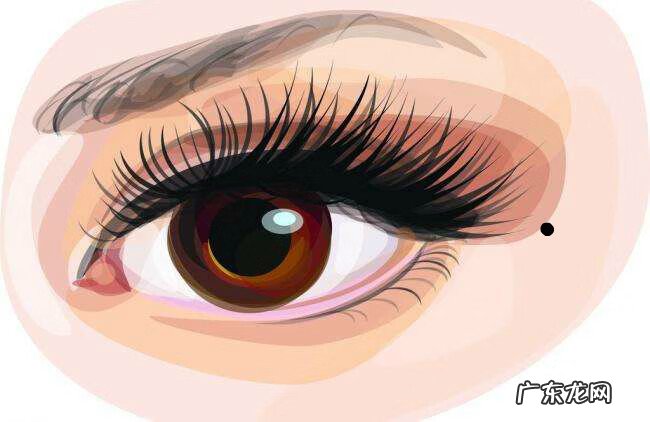 眼睛周边的痣相图 眼部长痣风水