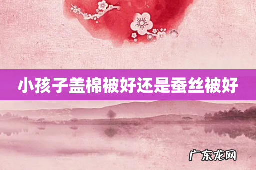 小孩子盖棉被好还是蚕丝被好