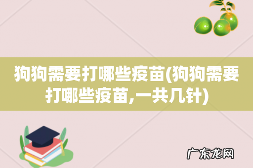狗狗需要打哪些疫苗,一共几针 狗狗需要打哪些疫苗