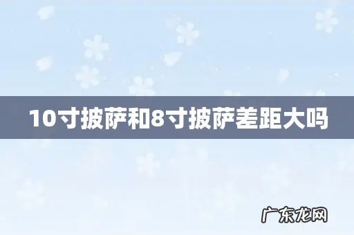 10寸披萨和8寸披萨差距大吗