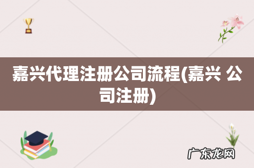 嘉兴 公司注册 嘉兴代理注册公司流程