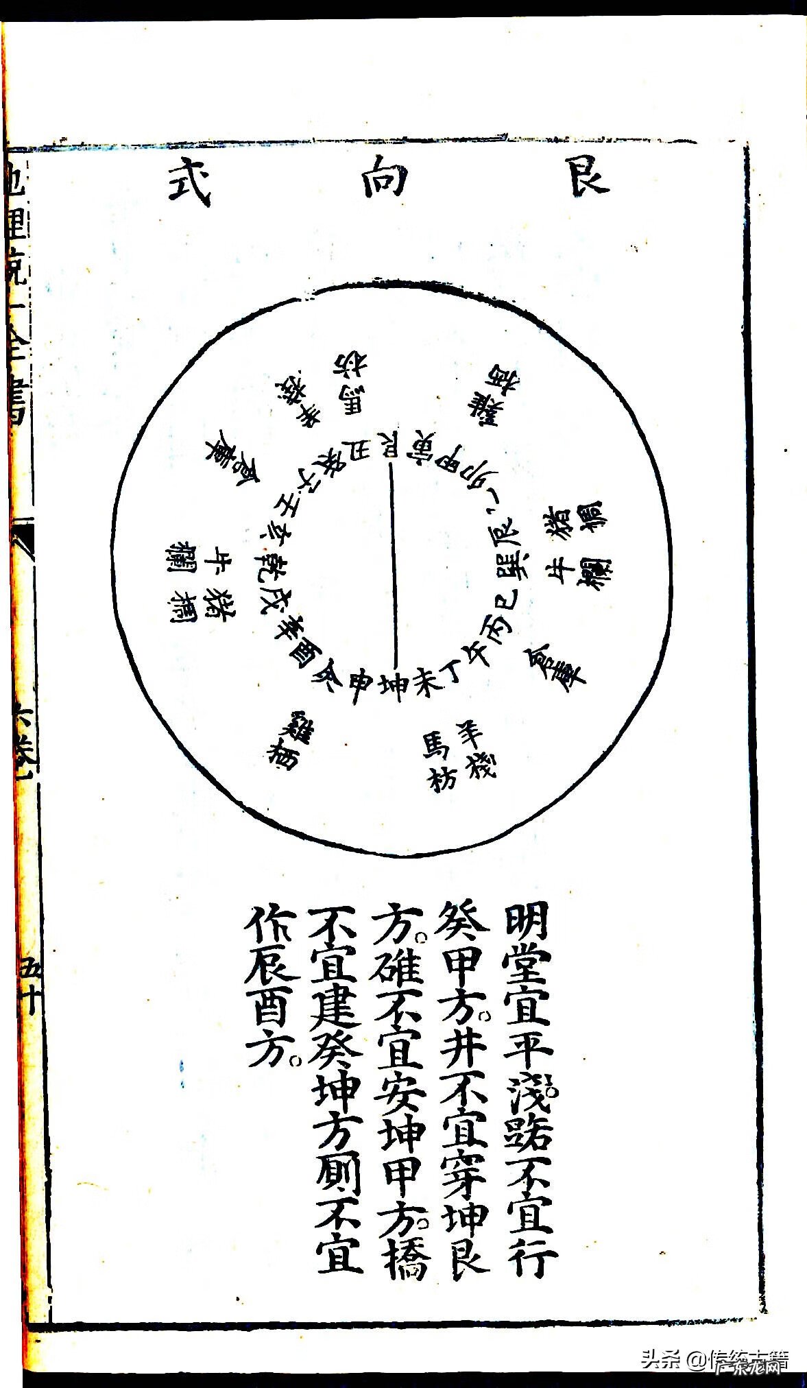 风水罗盘方位解释 风水罗盘24山向详解