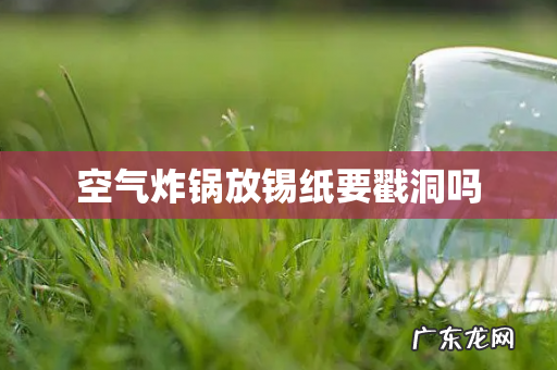 空气炸锅放锡纸要戳洞吗