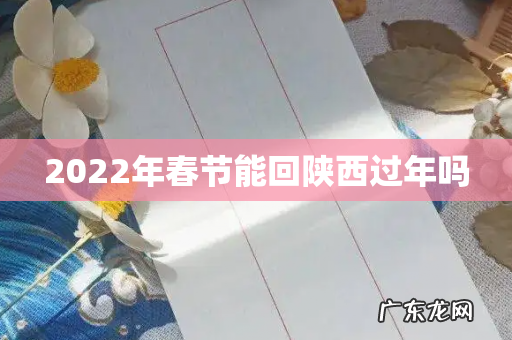 2022年春节能回陕西过年吗