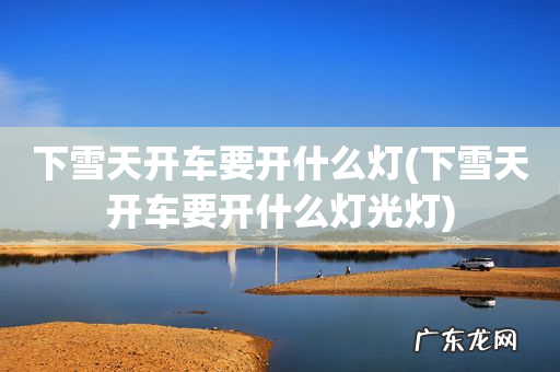 下雪天开车要开什么灯光灯 下雪天开车要开什么灯