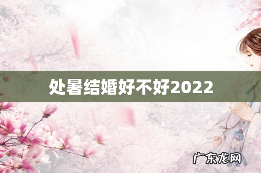 处暑结婚好不好2022