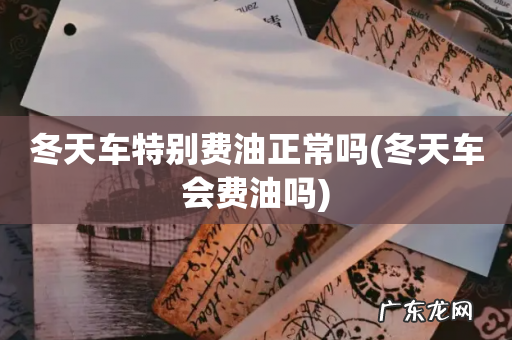冬天车会费油吗 冬天车特别费油正常吗