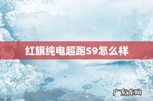 红旗纯电超跑S9怎么样