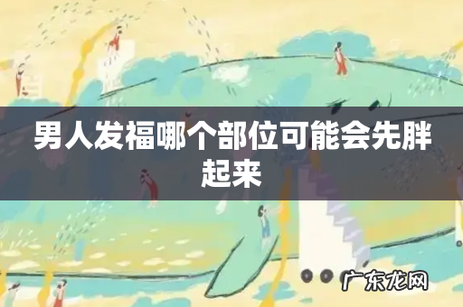 男人发福哪个部位可能会先胖起来