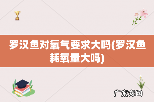 罗汉鱼耗氧量大吗 罗汉鱼对氧气要求大吗