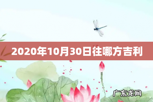 2020年10月30日往哪方吉利