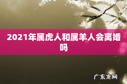 2021年属虎人和属羊人会离婚吗