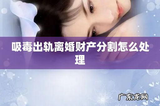 吸毒出轨离婚财产分割怎么处理