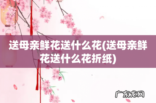 送母亲鲜花送什么花折纸 送母亲鲜花送什么花
