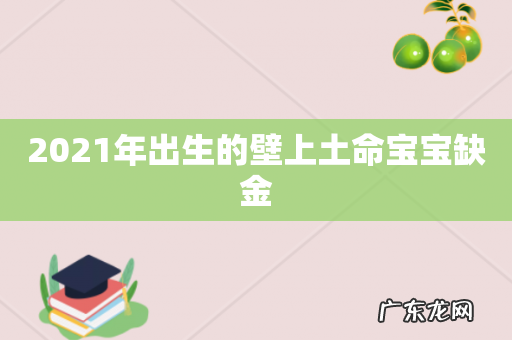 2021年出生的壁上土命宝宝缺金