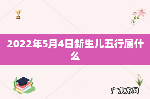 2022年5月4日新生儿五行属什么