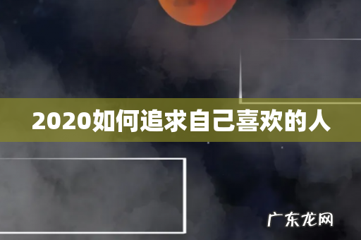 2020如何追求自己喜欢的人