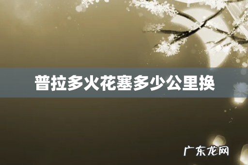 普拉多火花塞多少公里换