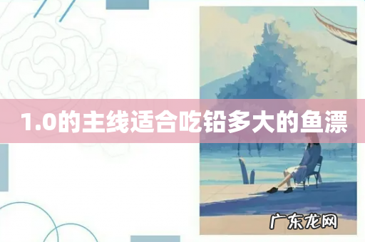 1.0的主线适合吃铅多大的鱼漂